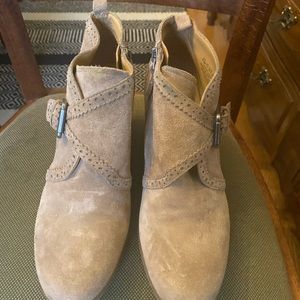 Franco Satro wedge boots booties 9.5